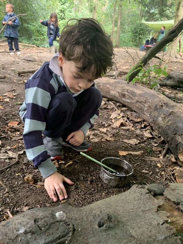 Child in the woods